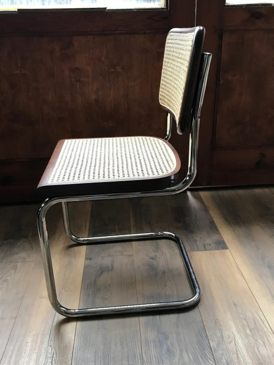 Mid-Century Modern Italian Marcel Breuer B32 Cesca Chair, 70s – Adjustable recliner chair, Metal, Chrome (photo 6 of 7)
