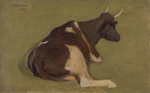 Jopie Huisman --- Vache couchée