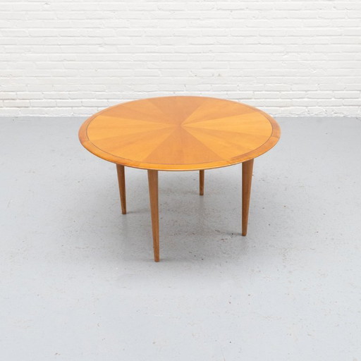 Mid - Century Star Veneer Coffee Table 1960s