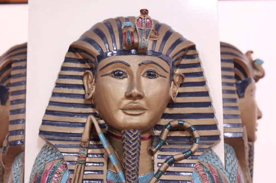 Esclusiva Lampada da tavolo Faraone Tutankhamon, Lampade da tavolo, Dorato (foto 7 di 11)
