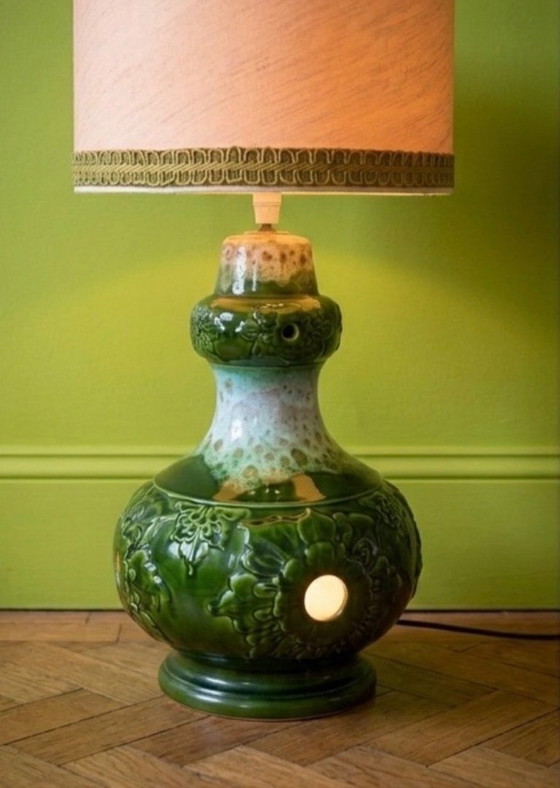 Lampada da Terra Fat Lava West Fermant anni '70 – Lampade da tavolo, Ceramica (photo 3 of 10)
