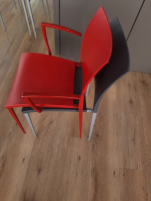 4 design eetkamerstoelen