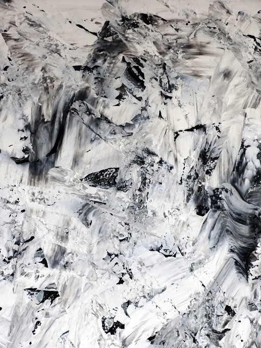 CB. Du bleu au noir (3 tableaux)