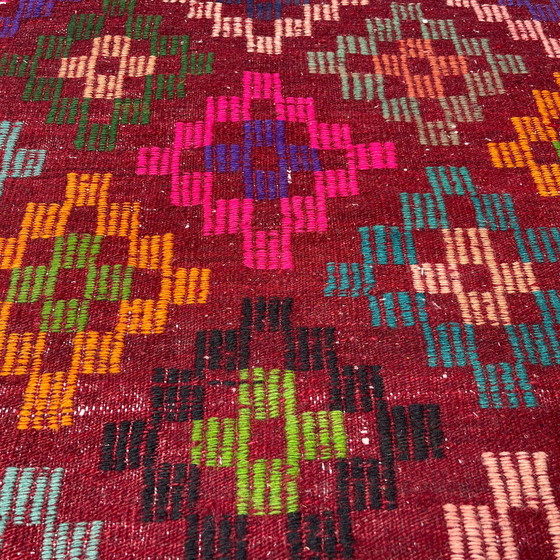 Image 1 of Vintage Anatolisch Turks Kelim Vloerkleed, 141 x 82cm