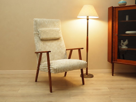 Poltrona in Teak, Rivestimento in Velluto, Anni '60 – Poltrone, Tessile, Legno (photo 3 of 13)