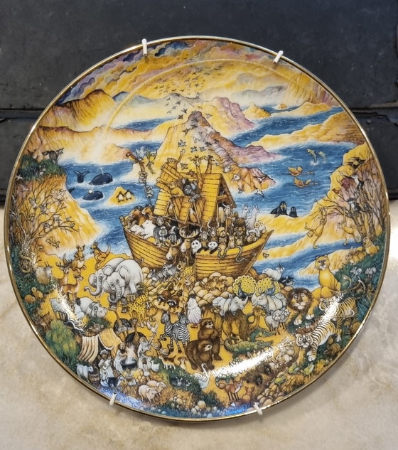 Image 1 of Magnifique planche de collection Two By Two Bill Bell Franklin Mint Heirloom Limited Edition.