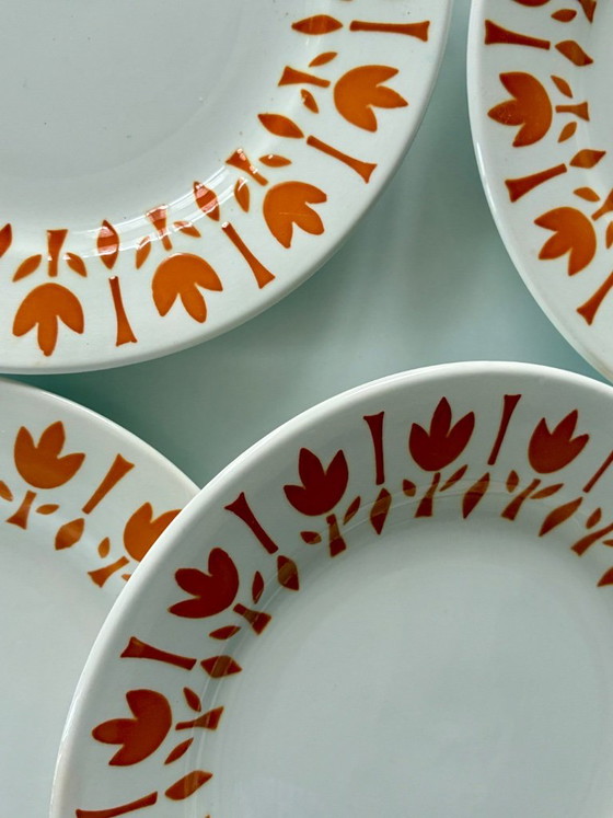 Lotto 4 piatti da dessert Digoin Sarreguemines – Stoviglie, Ceramica (photo 4 of 6)