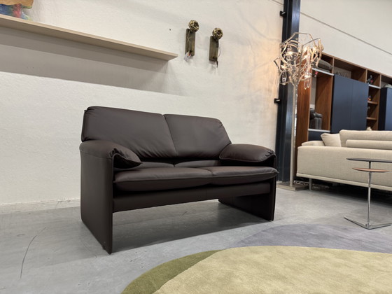 Image 1 of Leolux Bora Beta Sofa 2 Seater Brown Leather 147