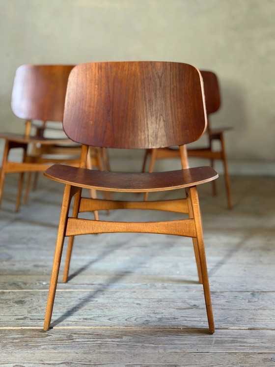 Sedie vintage danesi in teak di Borge Mogensen. – Sedie da pranzo, Scandinavian (photo 16 of 16)