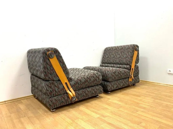 Image 1 of Mid-Century Folding Two-Seat Sofa, 1970s, Czechoslovakia