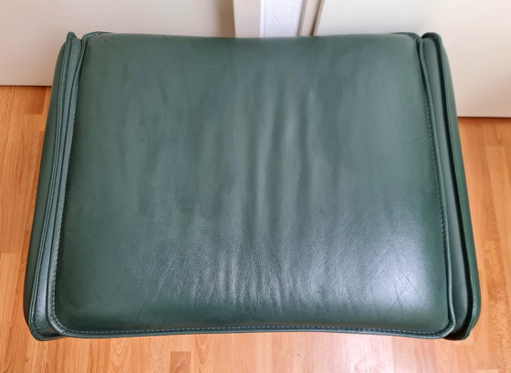 Pouf Leolux Bora Bora original en cuir vert foncé – Poufs & repose-pieds, Leather (photo 6 of 11)