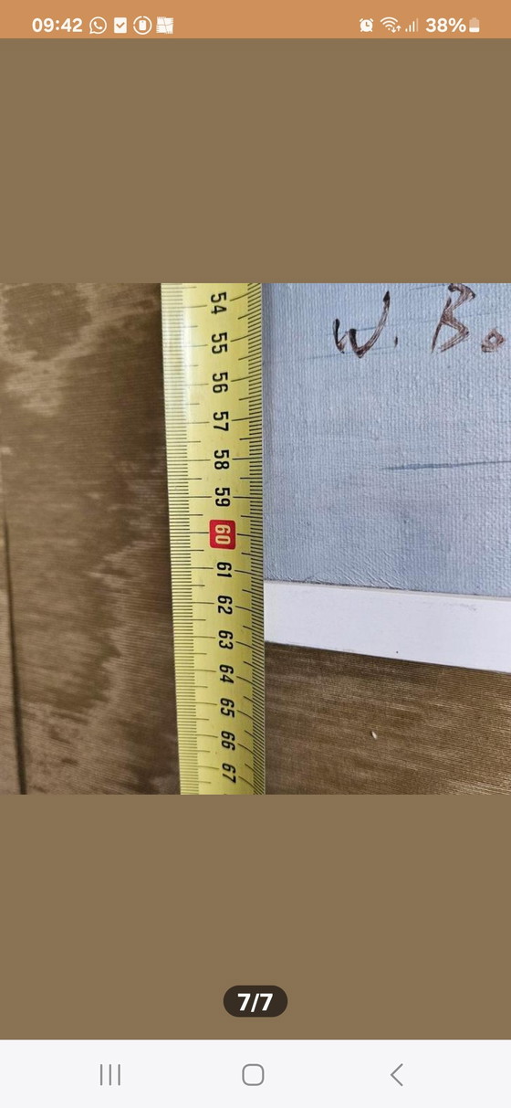 Image 1 of Vintage oil painting W. Bonsall
63x53 cm incl. frame.