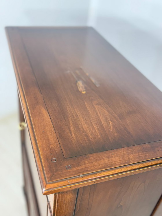 Image 1 of Prachtige Selva secretaire, houten kast, gemaakt in Italië