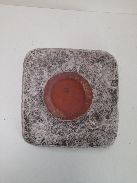 Cenicero Fat Lava Alemania Occidental, Objetos decorativos, Cerámica, Gris (foto 4 de 5)