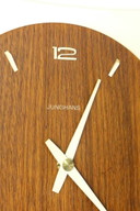 Vintage wall clock JUNGHANS clock 60s 70s Minimalist Atomic Danish Design Teak