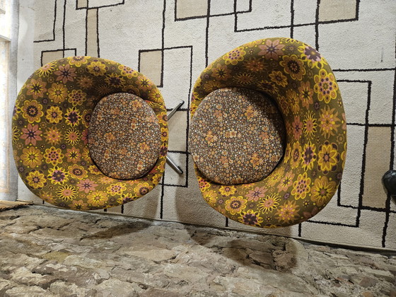 Image 1 of Paar polystyreen schaalcoktails uit 1970