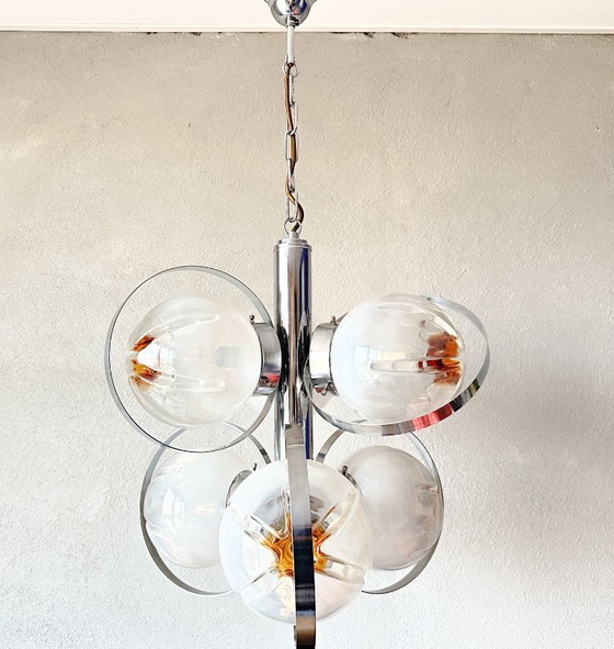 Image 1 of Lampe Sputnik vintage Mazegga