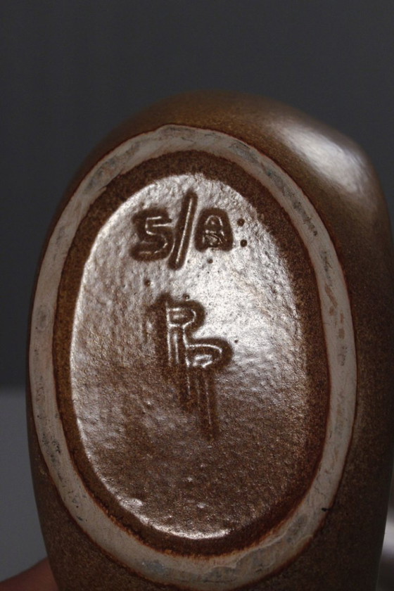 Image 1 of Roberto Rigon für Bertoncello Ceramiche – Freiformvase Italien 1970er Jahre