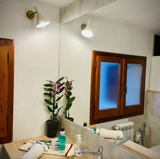 Image 1 of Italiaanse wandlamp, design uit de jaren 50