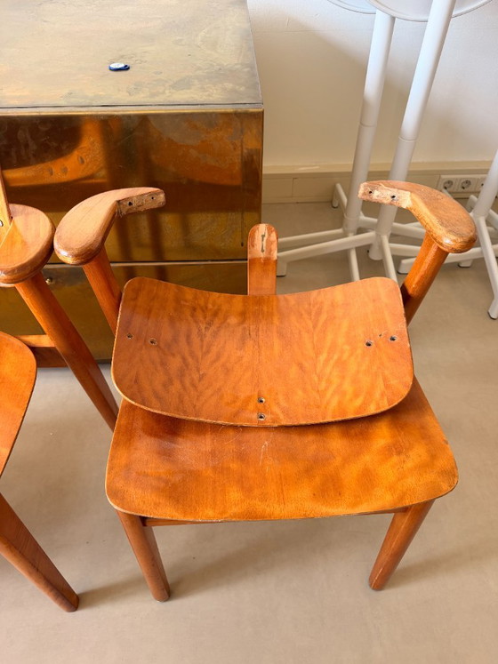 Domus chairs (9 pieces, also available individually) – Ilmari Tapiovaara, Dining chairs, Wood (photo 14 of 21)