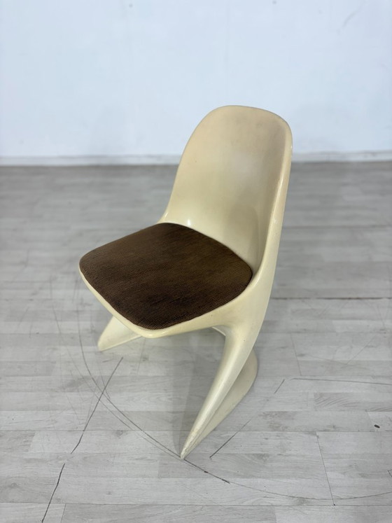 1x Casalino Casala Chair / Dining Chair / Garden Chair – Vintage Space Age – Plastic (photo 3 of 5)