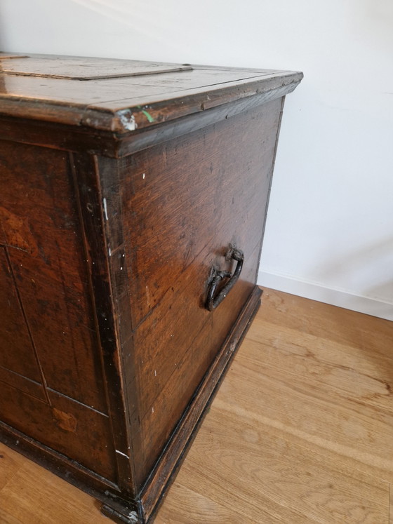 Beautiful Chinese wooden chest – Storage cabinet, Metal (photo 3 of 5)