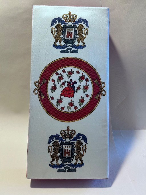 Scatola in raso fatta a mano in Italia, 1960