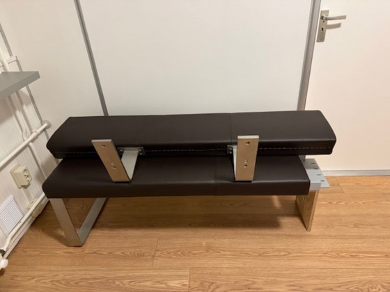 Image 1 of Rolf Benz 620 eetkamer hoekbank leer