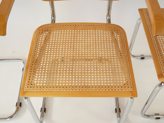 Image 1 of Stijl B64 eetkamerstoelen van Marcel Breuer, set van 4