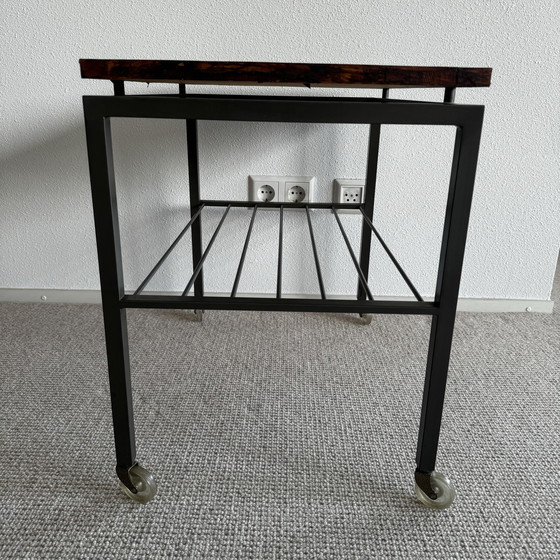 Image 1 of Sixties Roltafel/Side Table Teakfineer