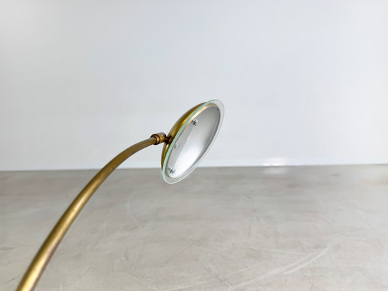 Image 1 of Lampada da tavolo del Midcentury lampada da scrivania in ottone vintage 1960