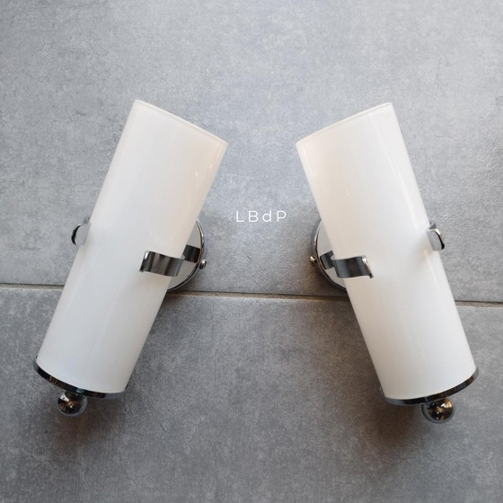 Image 1 of Pair Of 1970's Vintage Space Age Wall Lights