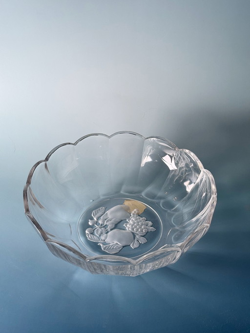 Val Saint Lambert - Charles Graffart & René Delvenne - Bowl - Gardenia - Crystal - 1960s