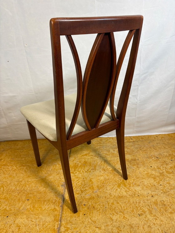 Image 1 of Set di 6 sedie da pranzo in teak vintage di metà secolo di GPlan, 1970