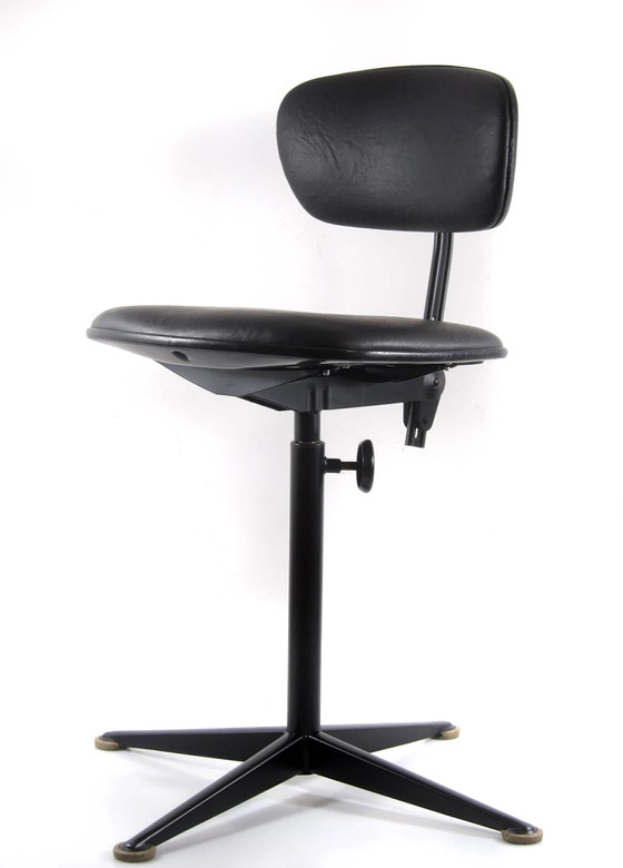 Sedia da ufficio regolabile Friso Kramer Ahrend Cirkel anni Settanta – Sedie da ufficio, Metallo (photo 8 of 10)
