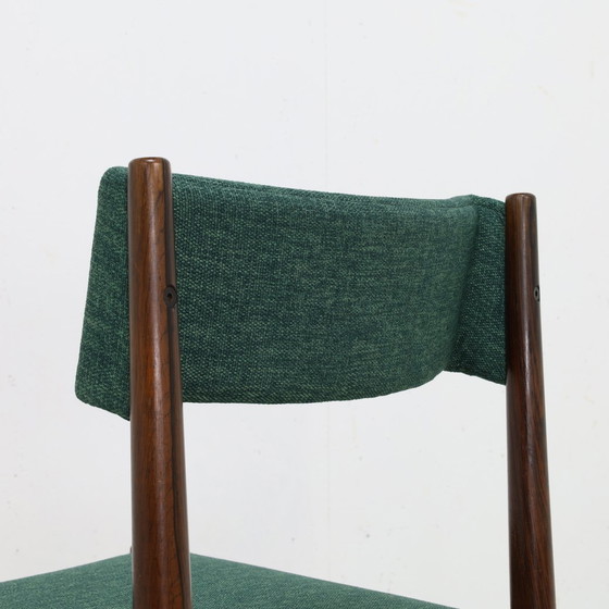 Image 1 of 4X Vintage Eetkamerstoelen, 1960S Nieuw Gestoffeerd