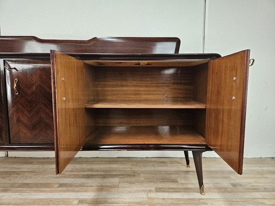 Credenza in mogano con piano in vetro, 1960 – Credenze, Legno (photo 31 of 43)