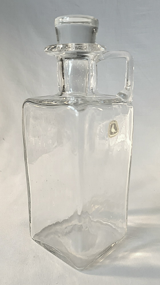 Caraffa in vetro / Vaso vintage Alfred Taube Vohenstrauß Mid Century 60s/70s Ottime condizioni H21/23 (photo 9 of 14)