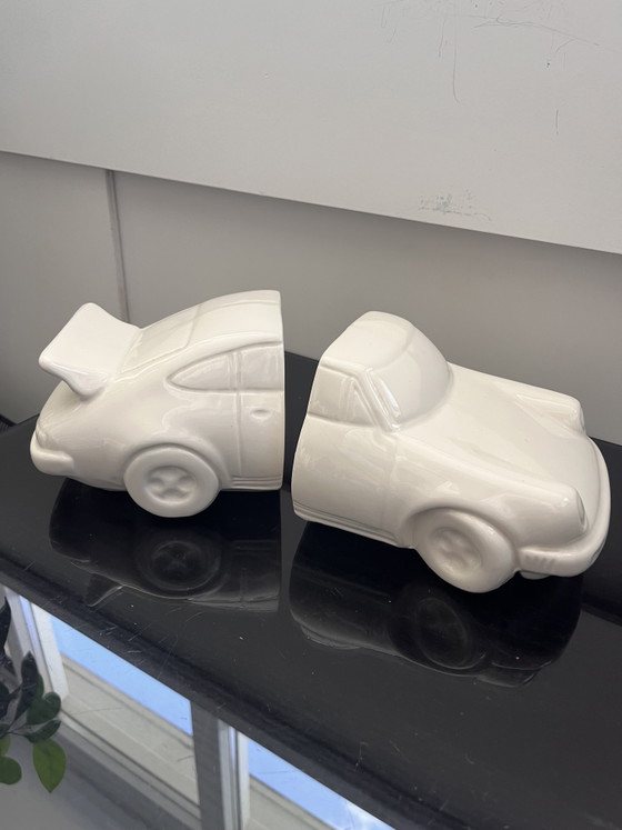 Image 1 of Porsche design vintage boekensteunen porselein
