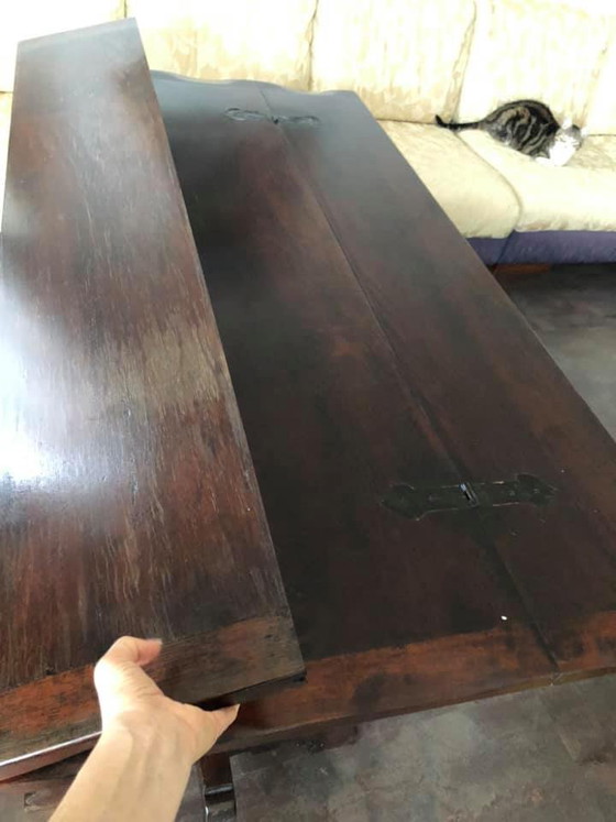 Antieke Walnoot Eettafel, jaren 1880 (photo 4 of 11)