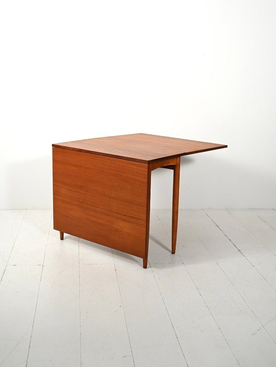 Image 1 of 1950s drop-leaf table by Skaraborgs