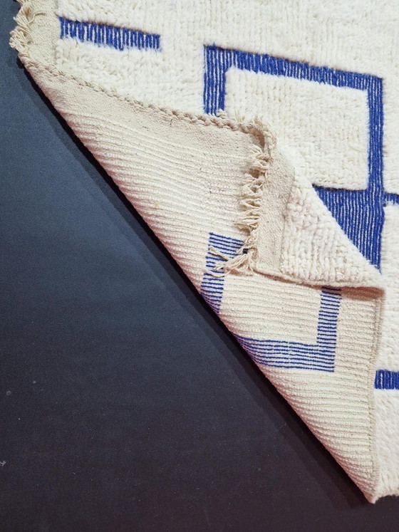 Alfombra bereber tradicional hecha a mano en pura lana, tamaño 1,5/2,5 m. – Ahrend, Wool (photo 8 of 8)