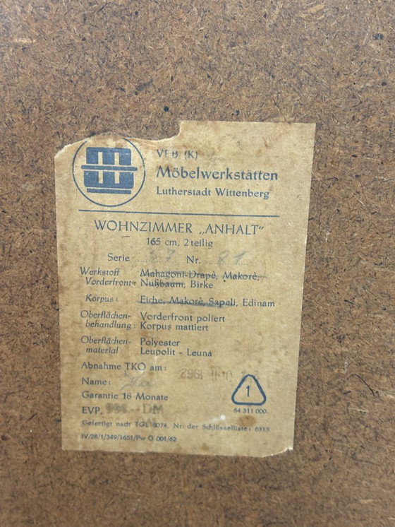 Image 1 of Beautiful vintage highboard / bar cabinet / sideboard / china cabinet