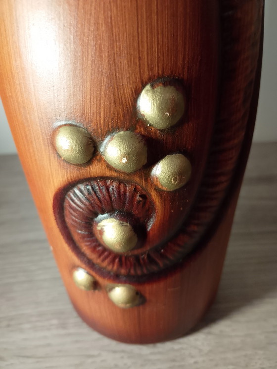 Image 1 of CARSTENS TONNIESHOF 7079 vase, Xenia luxury series, designed by Gerda Heuckeroth, with the interlocking 2 Cs logo, Germany