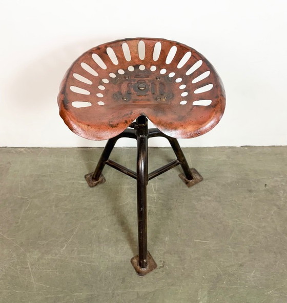 Image 1 of Vintage Industrial Swivel Chair, 1950s