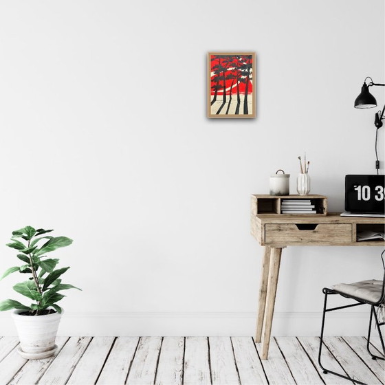 Image 1 of Guazzo e inchiostro su carta naturale.