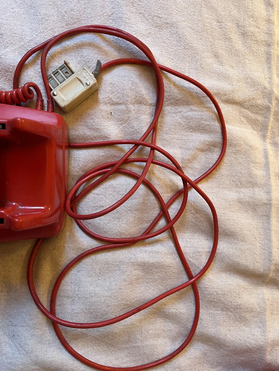 Image 1 of Telefono da collezione arancione del 1975