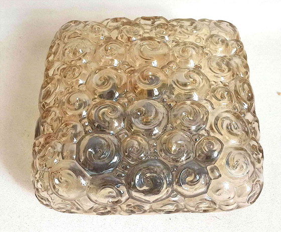 Image 1 of Plafonnier Helena Tynell escargot Années 60 Largeur 23 cm