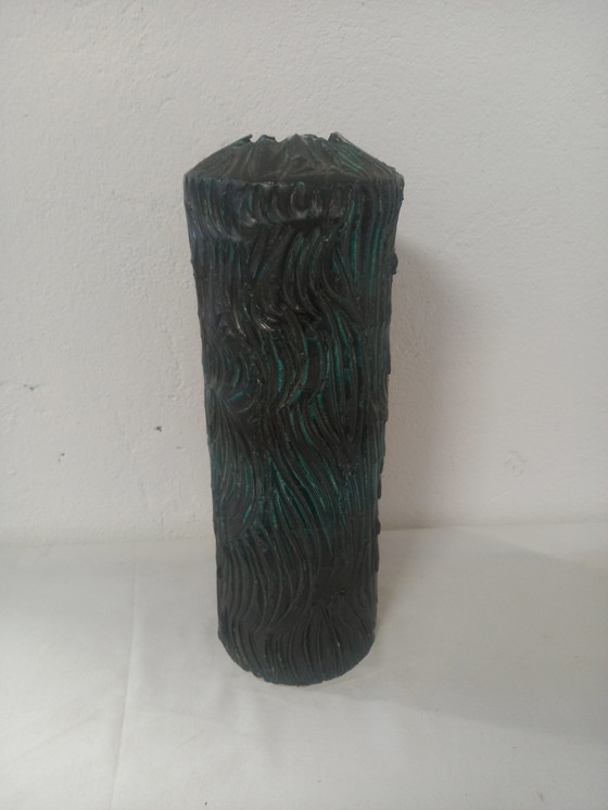 Image 1 of Vintage glazed ceramic vase