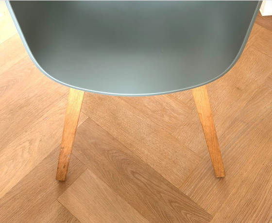 Image 1 of Chaises HAY AAC22 vertes – lot de 8, légères traces d'utilisation